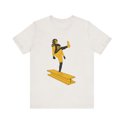 Unisex Jersey Tee - The Kick | Soft Cotton Tee, Classic Fit T Shirt, Breathable Casual Wear T-Shirt - YinzerShop