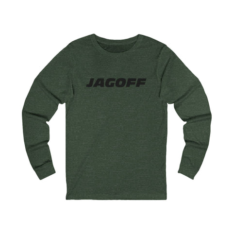 Unisex Long Sleeve Tee - Jagoff Cotton Crew Neck Bella Canvas Shirt Long Sleeve Shirt - YinzerShop
