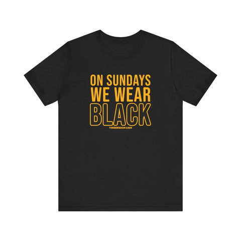 Unisex Short Sleeve Tee - Bella Canvas Tee With Black Graphic Print | Soft Cotton Shirt T-Shirt - YinzerShop