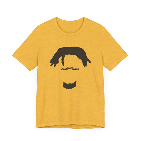 Unisex Short Sleeve Tee - George Is Always Open Cotton Crew Neck Shirt T-Shirt - YinzerShop
