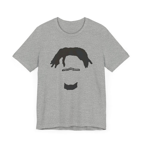 Unisex Short Sleeve Tee - George Is Always Open Cotton Crew Neck Shirt T-Shirt - YinzerShop