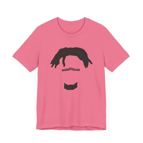 Unisex Short Sleeve Tee - George Is Always Open Cotton Crew Neck Shirt T-Shirt - YinzerShop