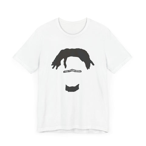 Unisex Short Sleeve Tee - George Is Always Open Cotton Crew Neck Shirt T-Shirt - YinzerShop