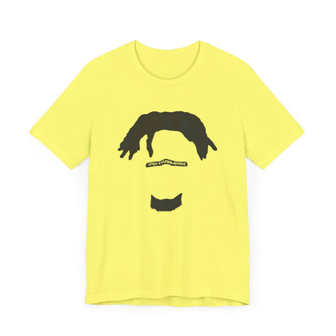 Unisex Short Sleeve Tee - George Is Always Open Cotton Crew Neck Shirt T-Shirt - YinzerShop