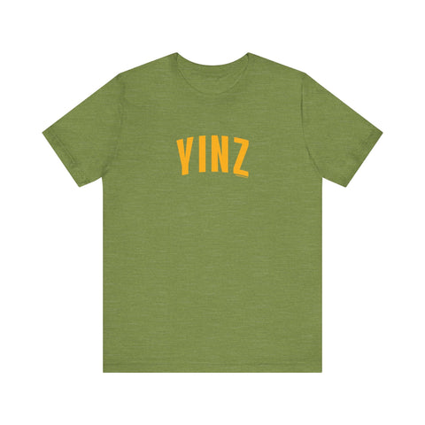 Unisex Short Sleeve Tee Yinz | Soft Cotton Shirt | Retail Fit Shirt | Eco Friendly Tee T-Shirt - YinzerShop