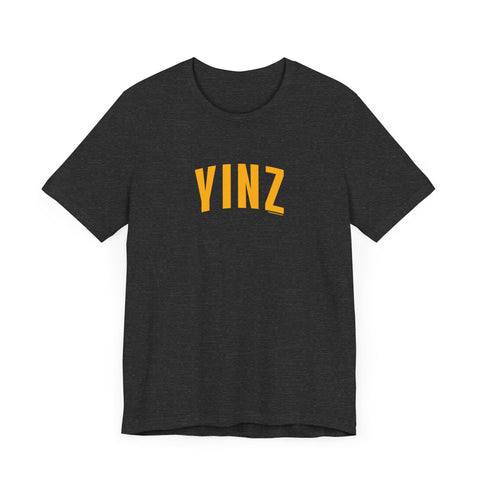 Unisex Short Sleeve Tee Yinz | Soft Cotton Shirt | Retail Fit Shirt | Eco Friendly Tee T-Shirt - YinzerShop