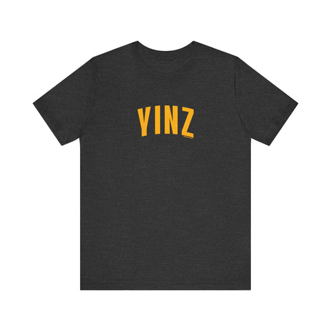 Unisex Short Sleeve Tee Yinz | Soft Cotton Shirt | Retail Fit Shirt | Eco Friendly Tee T-Shirt - YinzerShop