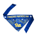 University of Pittsburgh Bandana – Double Sided Pet Bandana with Team Logo & Paisley Pet Bandana - YinzerShop