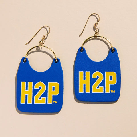 University of Pittsburgh Earrings – Game Day Leather Earrings with Gold-Filled Ear Wires Earrings - YinzerShop