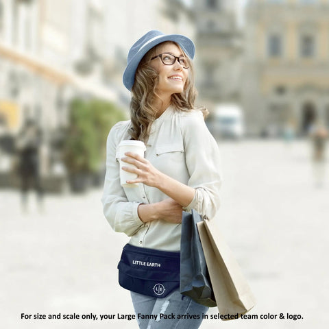 University of Pittsburgh Fanny Pack - Licensed Adjustable Waist Pack With Three Zippered Compartments Fanny Pack - YinzerShop