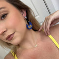 University of Pittsburgh Gift Set – Panthers Jewelry With Gold Hardware Earrings Earrings - YinzerShop