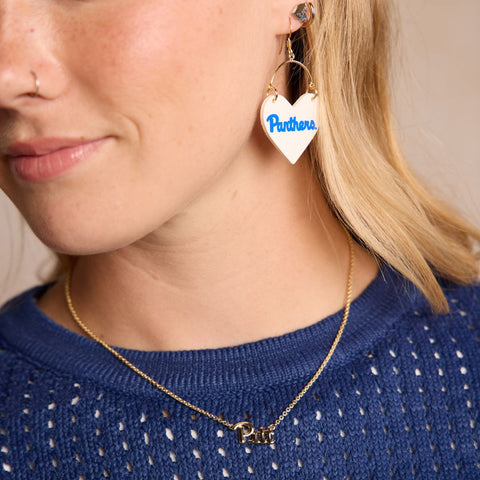 University of Pittsburgh Necklace - Handmade Initial Pendant | College Jewelry Gift