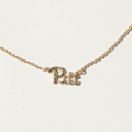 University of Pittsburgh Necklace - Handmade Initial Pendant | College Jewelry Gift Necklaces - YinzerShop