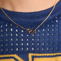 University of Pittsburgh Necklace - Handmade Initial Pendant | College Jewelry Gift Necklaces - YinzerShop