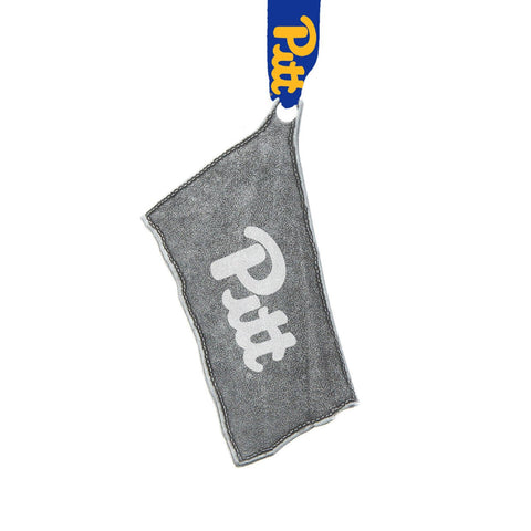 University of Pittsburgh Ornament - Officially Licensed Aluminum Christmas Tree Decoration Towel - YinzerShop