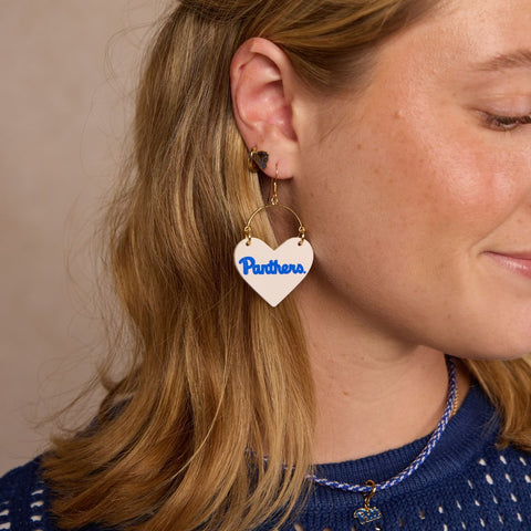 Panther Stud Earrings – University Earrings Gold Plated Classic Stud Design