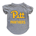 University of Pittsburgh Pet T-Shirt - Licensed Dog Sports Shirt with Team Logo T-Shirt - YinzerShop
