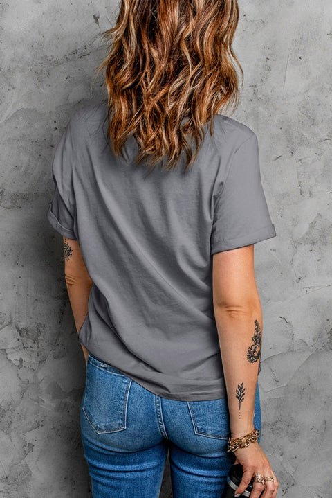 US Flag Tee - Casual Graphic T Shirt With American Flag Apparel Design T-Shirt - YinzerShop