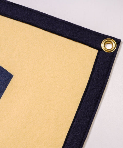 USA Camp Flag | Oxford Pennant Wool Felt Banner – Red White Blue Flag Camp Flag - YinzerShop