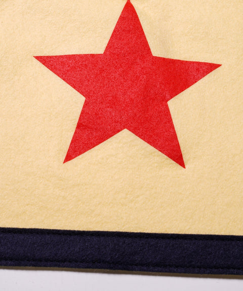 USA Camp Flag | Oxford Pennant Wool Felt Banner – Red White Blue Flag Camp Flag - YinzerShop