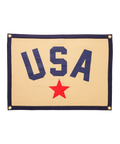 USA Camp Flag Camp Flag Camp Flag Oxford Pennant   