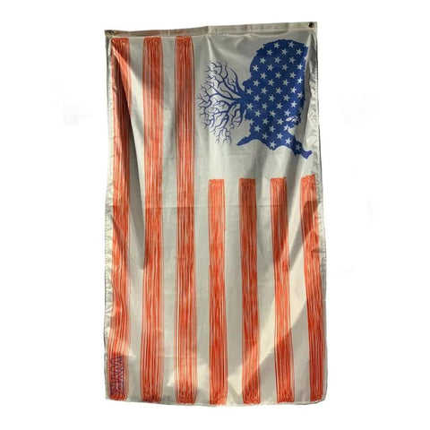 USA Roots Vertical Flag Flag WYR   