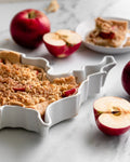 USA Serving Platter – Porcelain Serving Plate with Glossy White Glaze | Oven Safe, Dishwasher Safe Baking Dish - YinzerShop