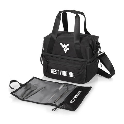 West Virginia Mountaineers - Tarana Lunch Bag Cooler with Utensils Cooler Picnic Time Family of Brands   