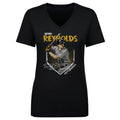 V-Neck Cotton T-Shirt – Bryan Reynolds Regular Fit Short Sleeve Tee, Soft Breathable Fabric Women's V-Neck T-Shirt - YinzerShop