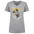 V-Neck Cotton T-Shirt – Bryan Reynolds Regular Fit Short Sleeve Tee, Soft Breathable Fabric Women's V-Neck T-Shirt - YinzerShop