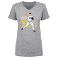 V-Neck Cotton T-Shirt – Mitch Keller Regular Fit Short Sleeve Shirt | Soft Breathable Fabric Women's V-Neck T-Shirt - YinzerShop