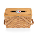 Pittsburgh Steelers - Poppy Personal Picnic Basket  Picnic Time Family of Brands Beige  