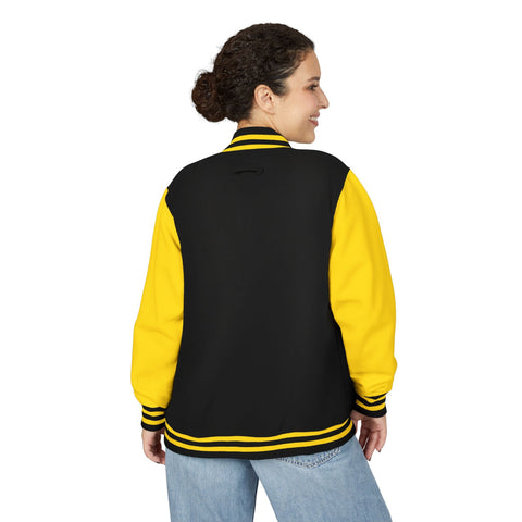 Varsity Jacket – Vintage Gold Pittsburgh Script Patch Outerwear - YinzerShop