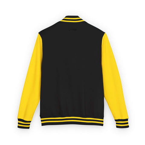 Varsity Jacket – Vintage Gold Pittsburgh Script Patch Outerwear - YinzerShop