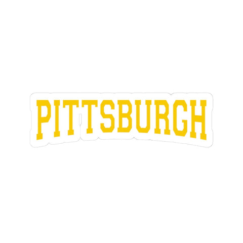 Varsity Letter Stickers - Pittsburgh Stickers | Glossy Finish Vinyl Decals Paper Products - YinzerShop