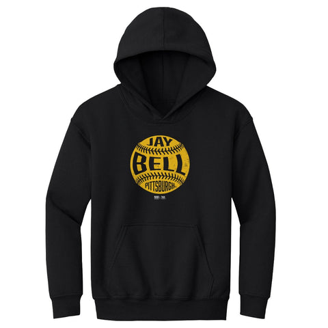 Vintage Baseball Hoodie – Kids Hooded Sweatshirt | Polyester Cotton Blend Midweight Kids Youth Hoodie - YinzerShop