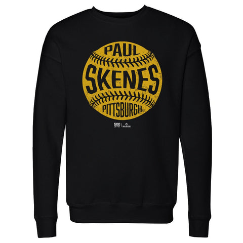 Vintage Baseball Sweatshirt – Pittsburgh Crewneck Midweight Cotton Blend Long Sleeve Men's Crewneck Sweatshirt - YinzerShop