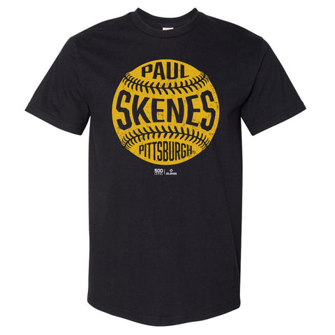Vintage Baseball T-Shirt - Paul Skenes Oversized Cotton Tee | Pittsburgh Baseball Men's Heavyweight T-Shirt - YinzerShop