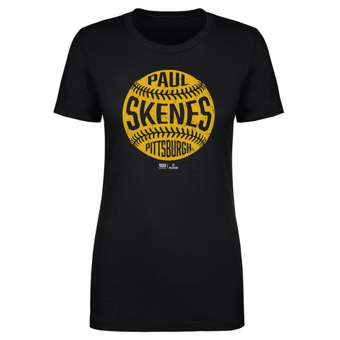Vintage Baseball T-Shirt Paul Skenes Slim Fit Cotton Crewneck Tee - Lightweight Women's T-Shirt - YinzerShop