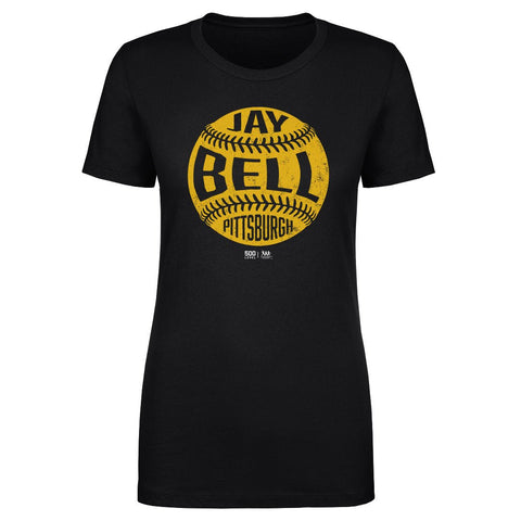 Vintage Baseball T-Shirt - Pittsburgh Slim Fit Cotton Crewneck Tee Women's T-Shirt - YinzerShop