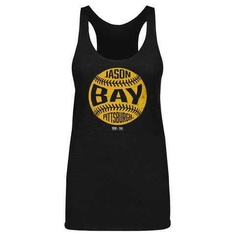 Vintage Baseball Tank Jason Bay – Pittsburgh Tri Color Slim Fit Lightweight Top Women's Tank Top - YinzerShop