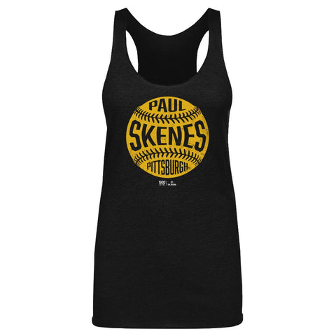 Vintage Baseball Tank - Paul Skenes Tri Color Slim Fit Athletic Top Women's Tank Top - YinzerShop