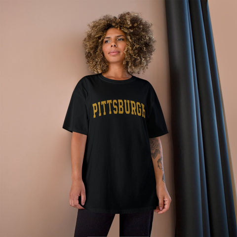 Vintage Classic Pittsburgh - Champion T-Shirt T-Shirt - YinzerShop