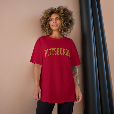 Vintage Classic Pittsburgh - Champion T-Shirt T-Shirt - YinzerShop