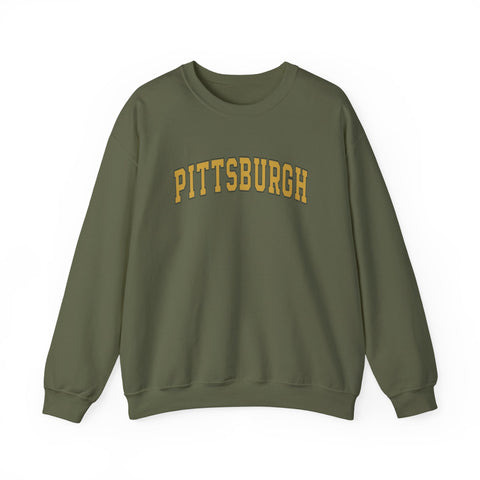 Vintage Classic Pittsburgh - Heavy Blend™ Crewneck Sweatshirt Sweatshirt - YinzerShop