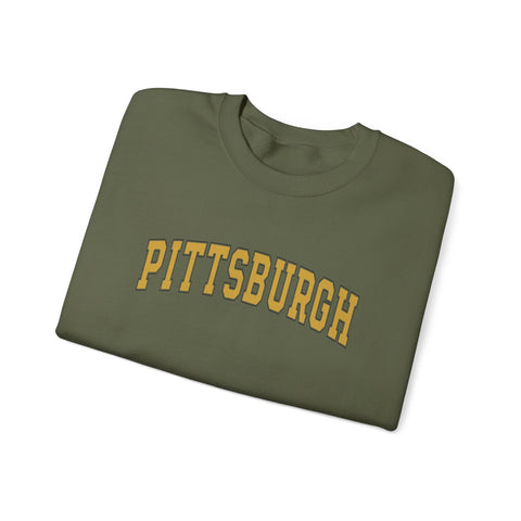Vintage Classic Pittsburgh - Heavy Blend™ Crewneck Sweatshirt Sweatshirt - YinzerShop