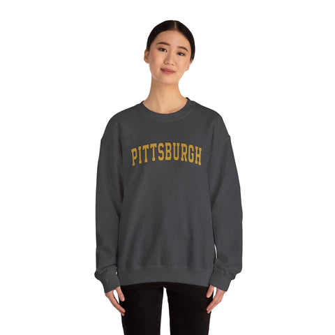 Vintage Classic Pittsburgh - Heavy Blend™ Crewneck Sweatshirt Sweatshirt - YinzerShop