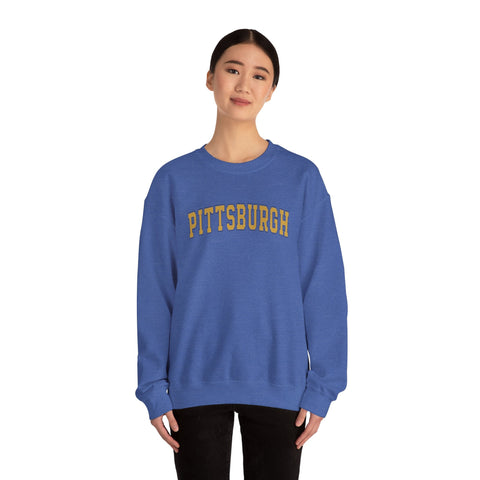 Vintage Classic Pittsburgh - Heavy Blend™ Crewneck Sweatshirt Sweatshirt - YinzerShop
