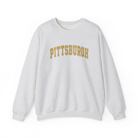 Vintage Classic Pittsburgh - Heavy Blend™ Crewneck Sweatshirt Sweatshirt - YinzerShop