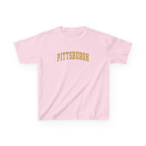Vintage Classic Pittsburgh - Kids Graphic T-Shirt Kids Apparel - YinzerShop